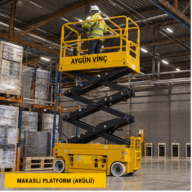 Makaslı Platform Vinç Plus operasyonu